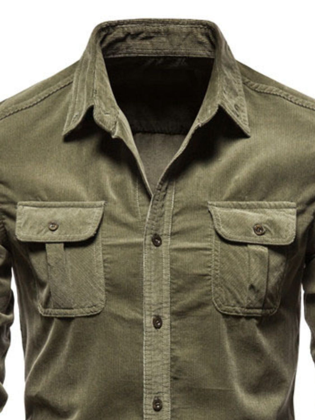 Button Down Collared Neck Shirt Plus Size