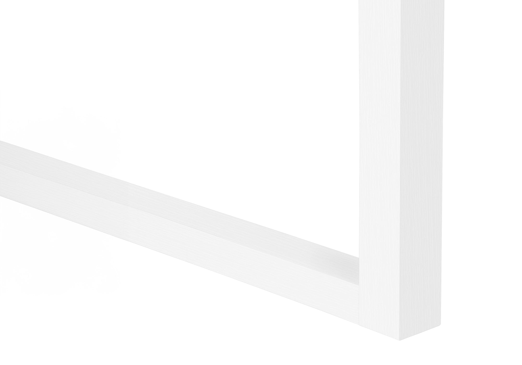 Computer Desk, Home Office, Laptop, Left, Right Set-up, Storage Drawers, 48'l, Work, White Laminate, Contemporary, Modern