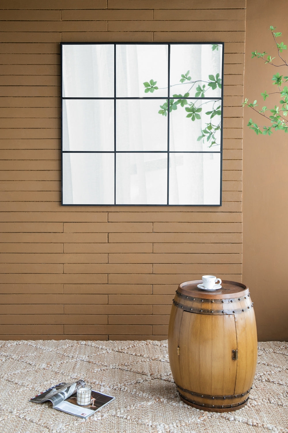 20.5x20.5x24' Drum Side Table