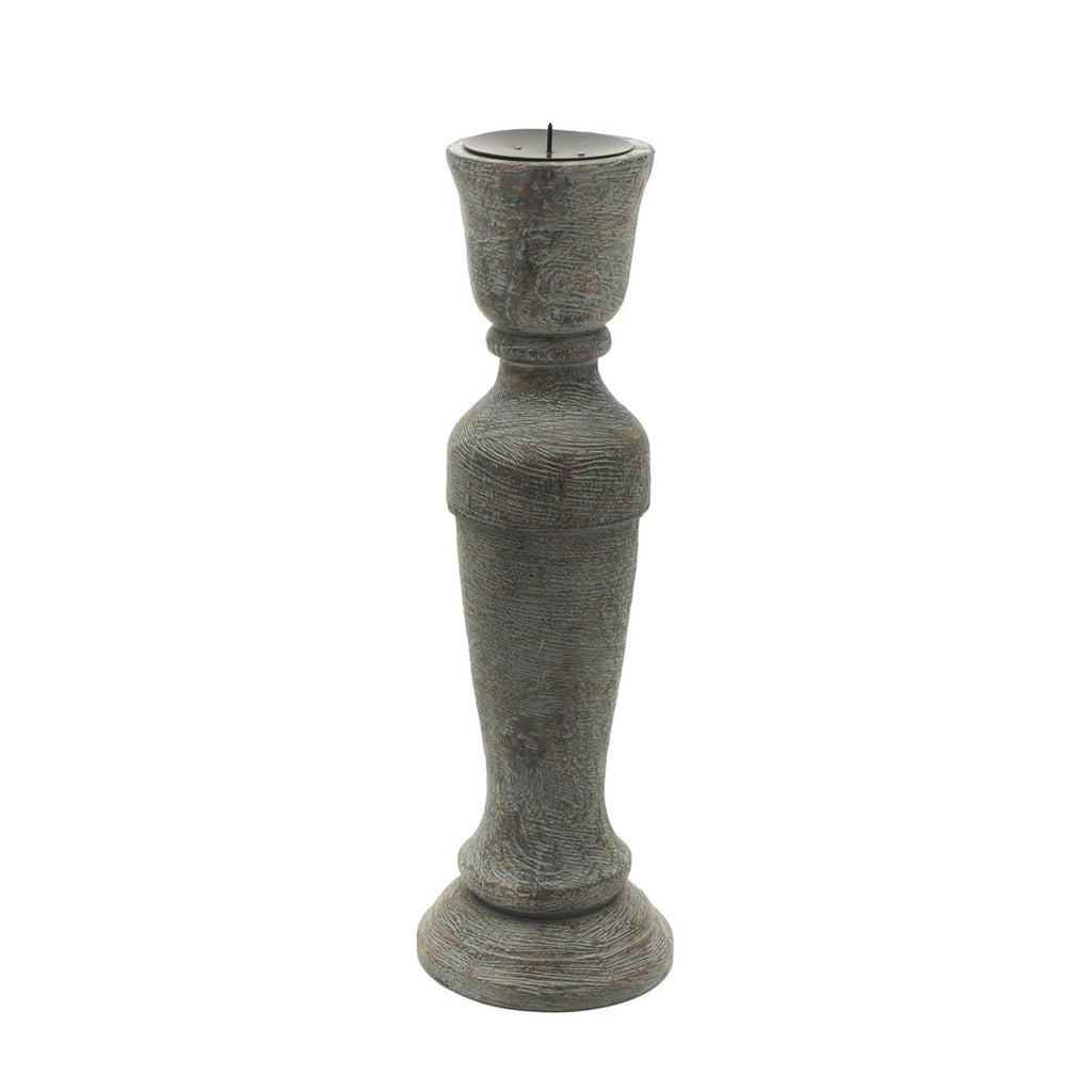 Decorative Wood Centerpiece Candle Holder- 5x15.5'– Elegant Candle Stand for Any Occasion