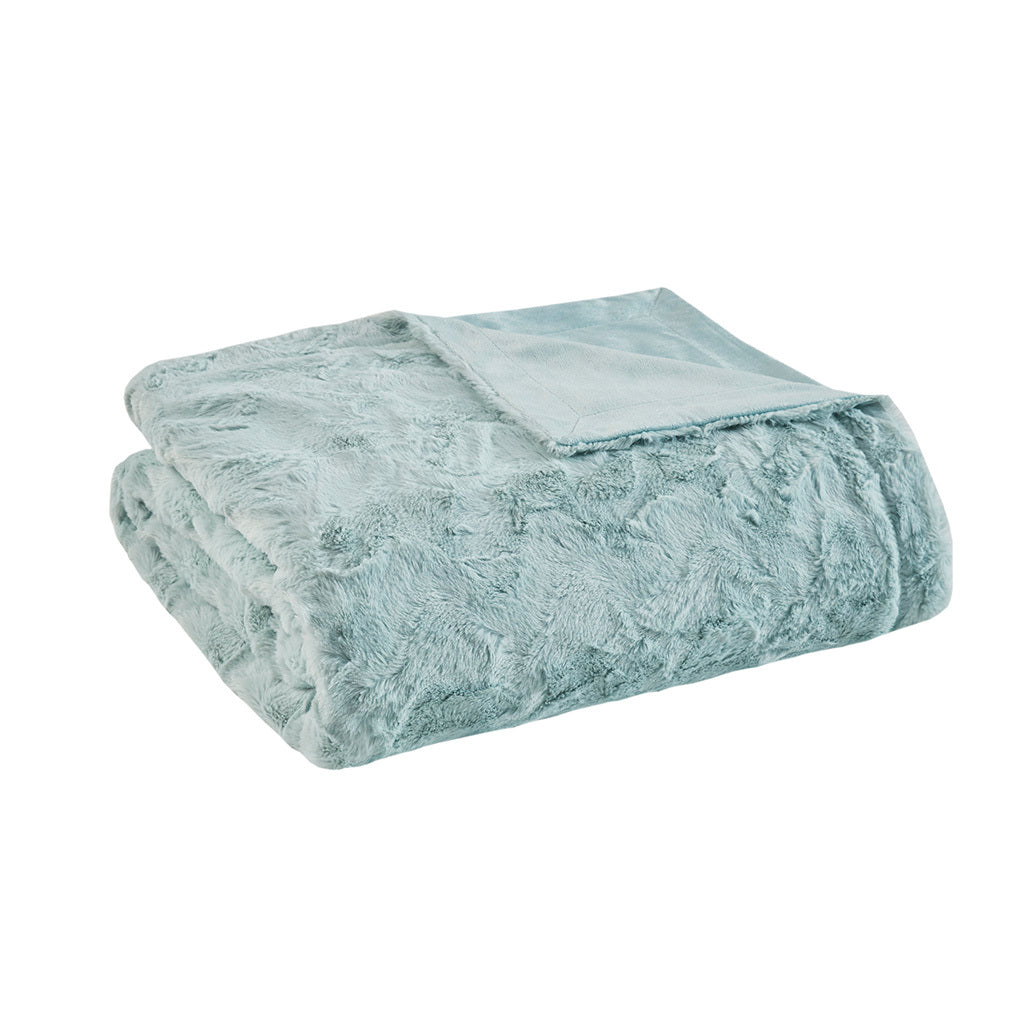 Oversized Faux Fur Throw