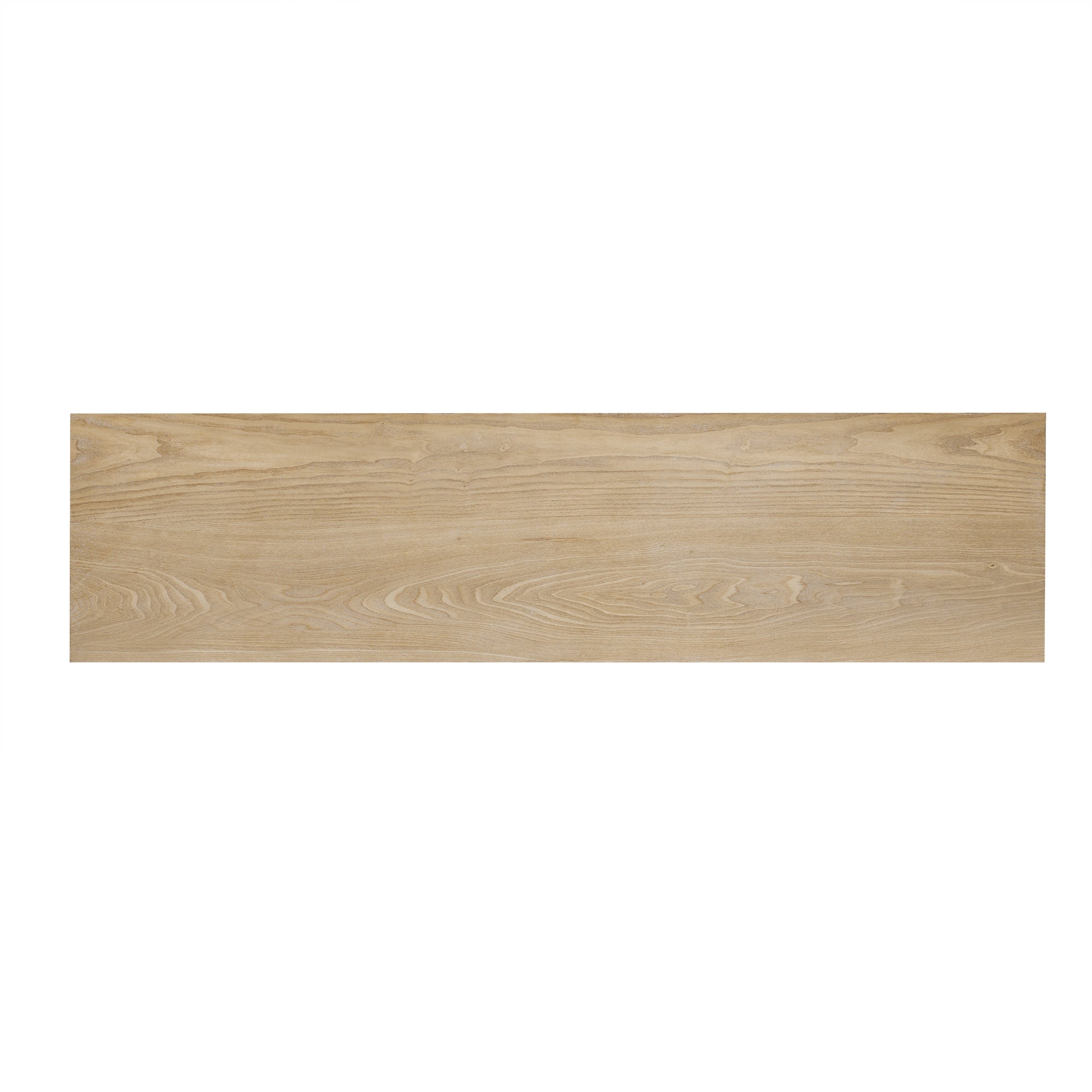 U_Style 59.8' 4-Door Sideboard,Hidden Handle,Distinctive Solid Ash Veneer Buffet with Storage, Farmhouse Sideboard TV Stand for Living Room, Hallway, Dining, Wood Office Credenza(Natutal)