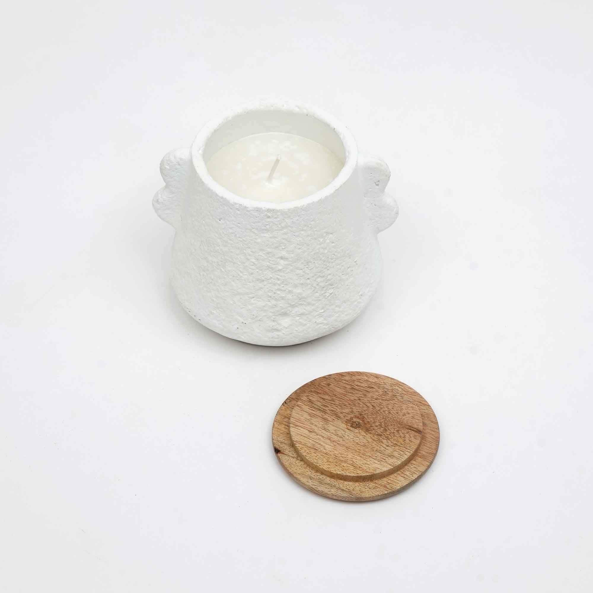 Jar Candle  Ecomix Wax Fill With Wooden Lid - Mimosa 8oz