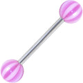 Flamingo BEACH BALL Barbell Tongue Ring
