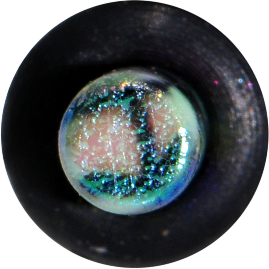 Green Blue Acrylic Mermaid Scale Straight Plug Set 14G to 8G
