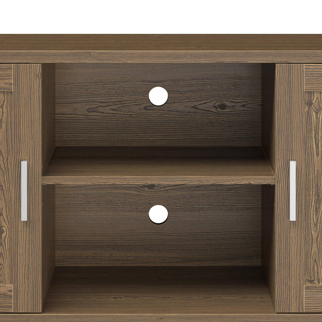 Modern 60 Inch TV Stand for TVs up to 65 inches, Classic Walnut Finish