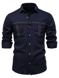 Button Down Collared Neck Shirt
