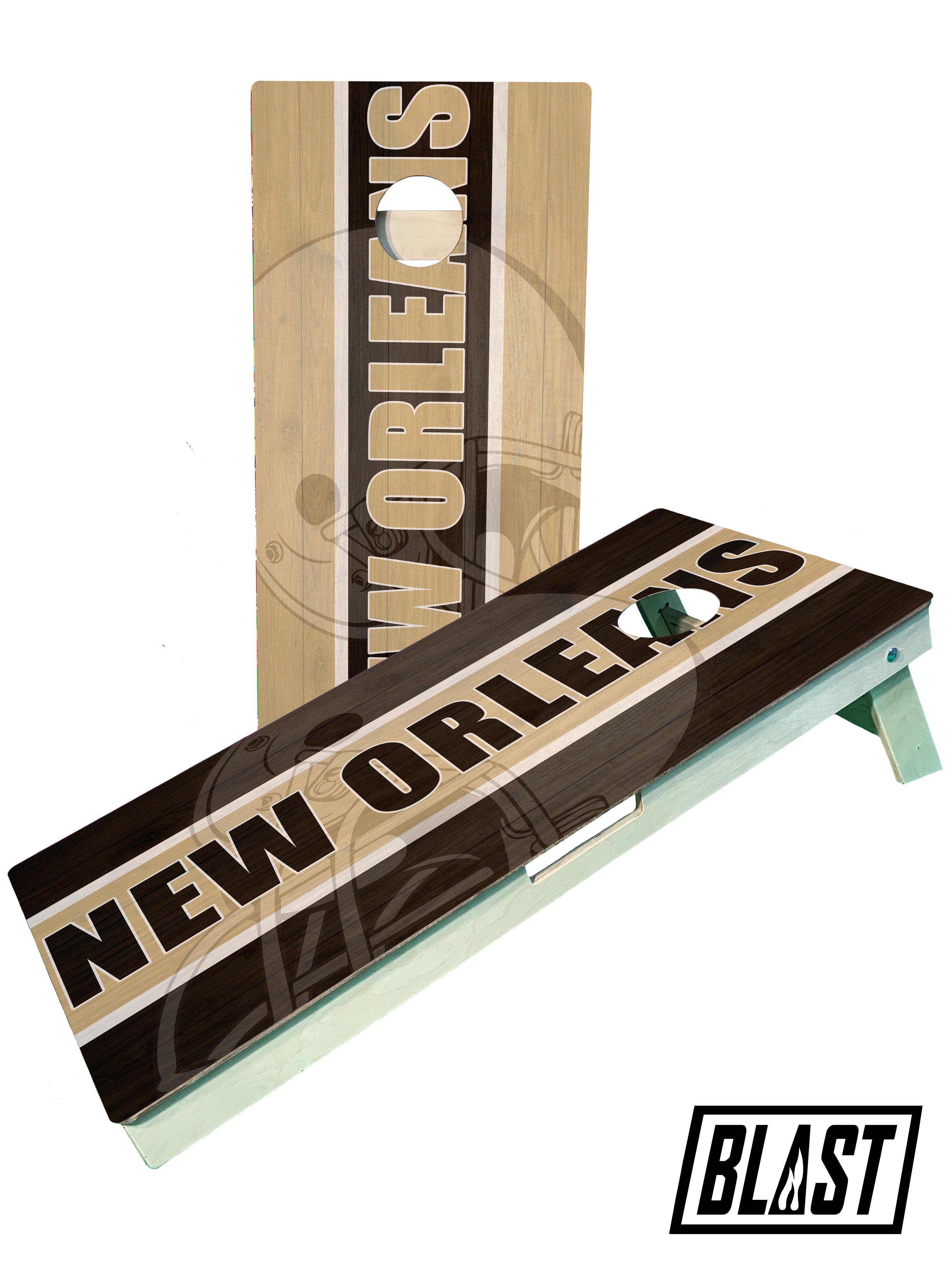New Orleans Football Team Cornhole Boards