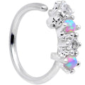 20G 5/16  Synthetic Opal Staccato Seamless Circular Ring