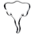 18G The Endless Elephant Closure Ring