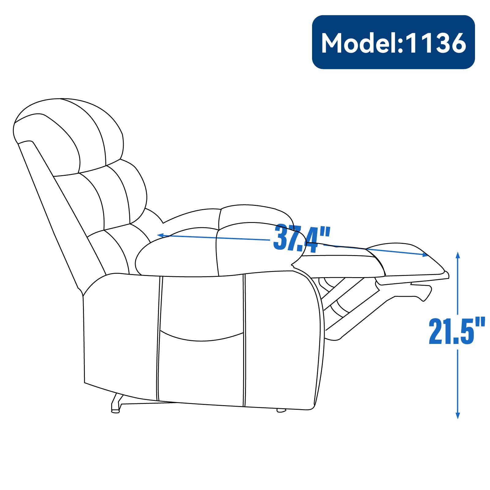 23' Seat Width and High Back Large Size Beige Chenille Power Lift Recliner Chair with 8-Point Vibration Massage and Lumbar Heating