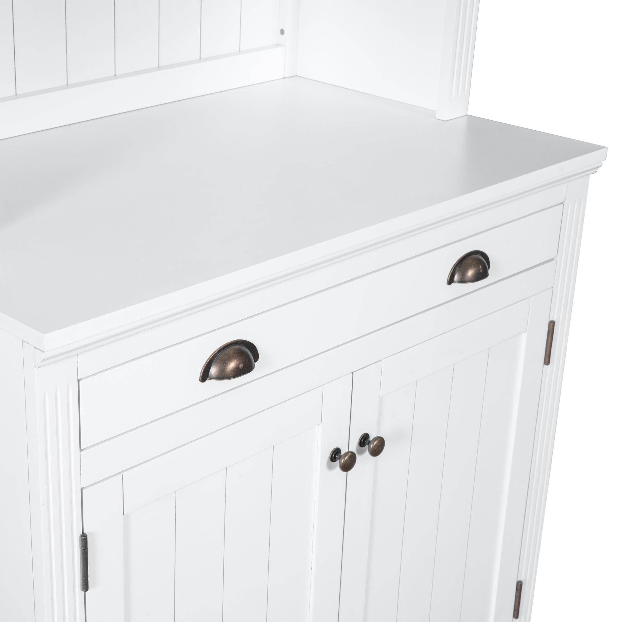 83.4"Tall Bookshelf with LED Lighting, Modern Bookcase with 2 Doors and 1 Drawer,Storage Bookcase with Open Shelves for Living Room,Home Office,White