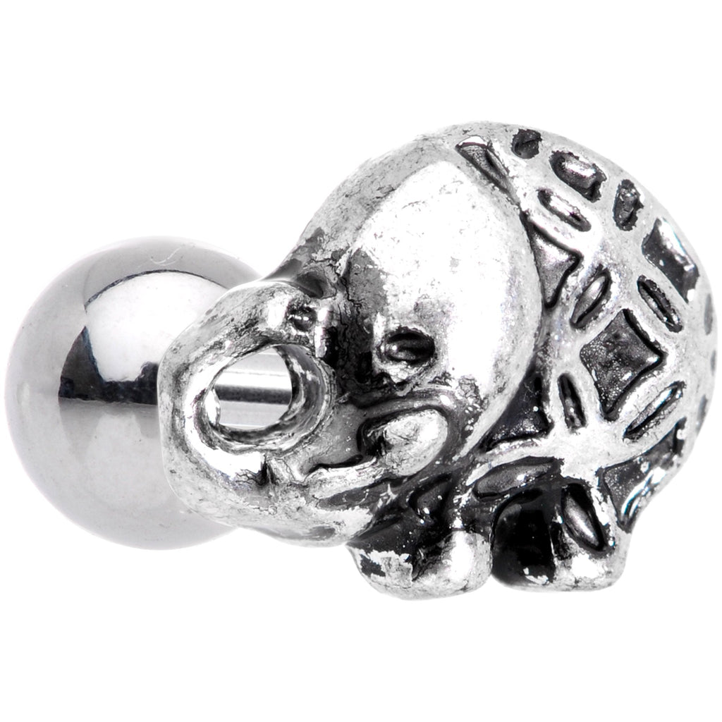 16G 1/4 Join the Circus Elephant Cartilage Tragus Earring