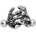 16G 7/16 Scary Halloween Skeleton Hands Cartilage Cuff
