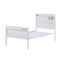 White Twin Platform Bed