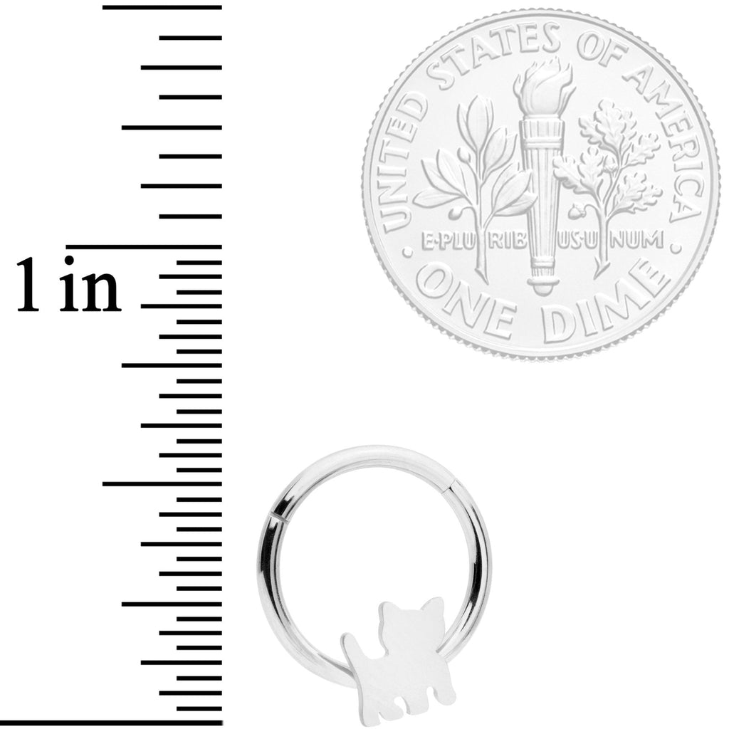 16G 3/8 Kitty Cat Hinged Segment Ring
