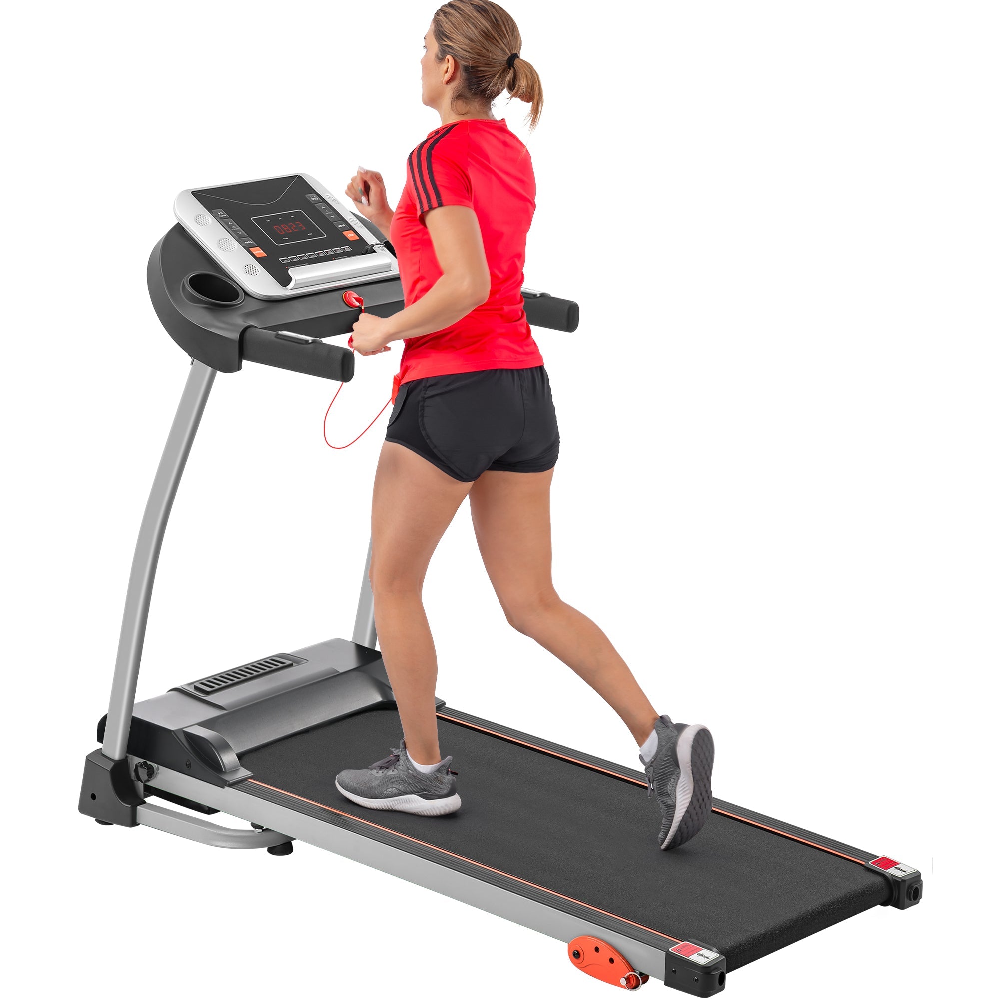 Treadmills for Home,Foldable Treadmill with Incline, 300LBS Capacity Motorized Treadmills for Running Walking Exercise,2.5HP Quiet Treadmill Machine for Home with Heart Rate Sensors & Speaker