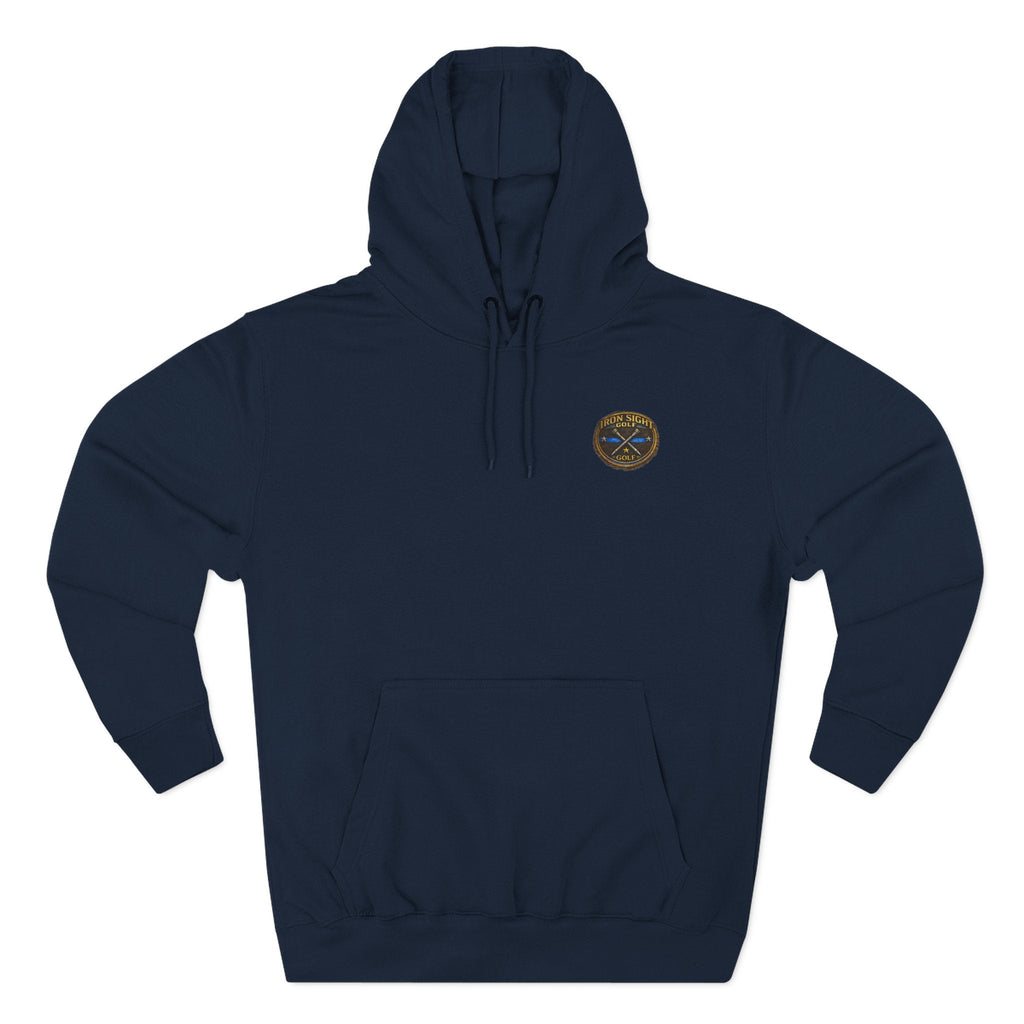 Turf War Hoodie — 'Iron Sight Golf' Urban Golf Officer Graphic Hoodie