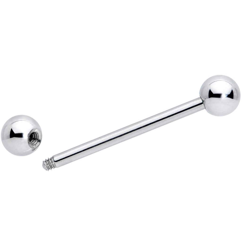 14G 3/4 Stainless Steel Extra Long Barbell Tongue Ring