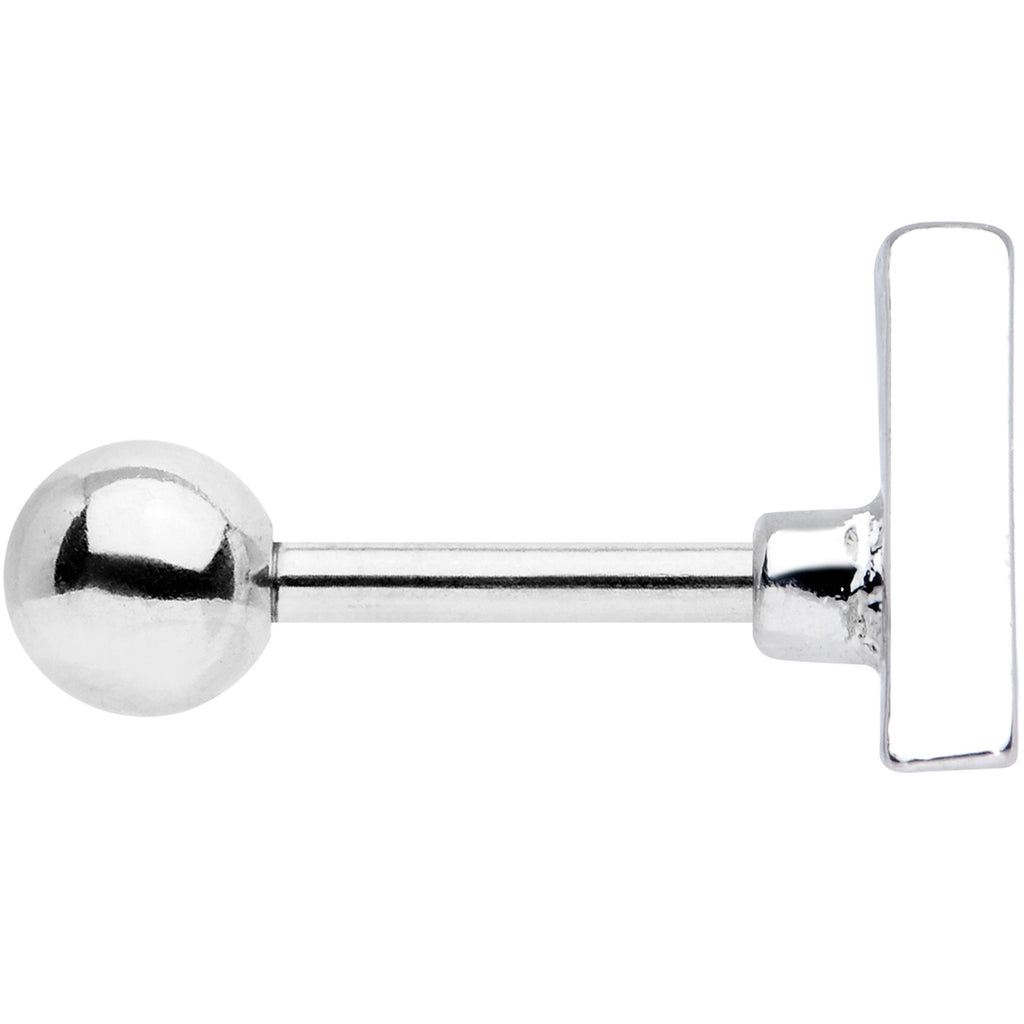 16G 1/4 Rainbow Pride Triangle Cartilage Tragus Earring