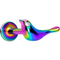 16G 5/16 Clear Gem Rainbow Bird Labret Monroe Tragus