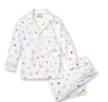 Petite plume Kid's Twill Pajama Set in Birthday Wishes