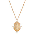 Lady Lourdes Pendant - Gold