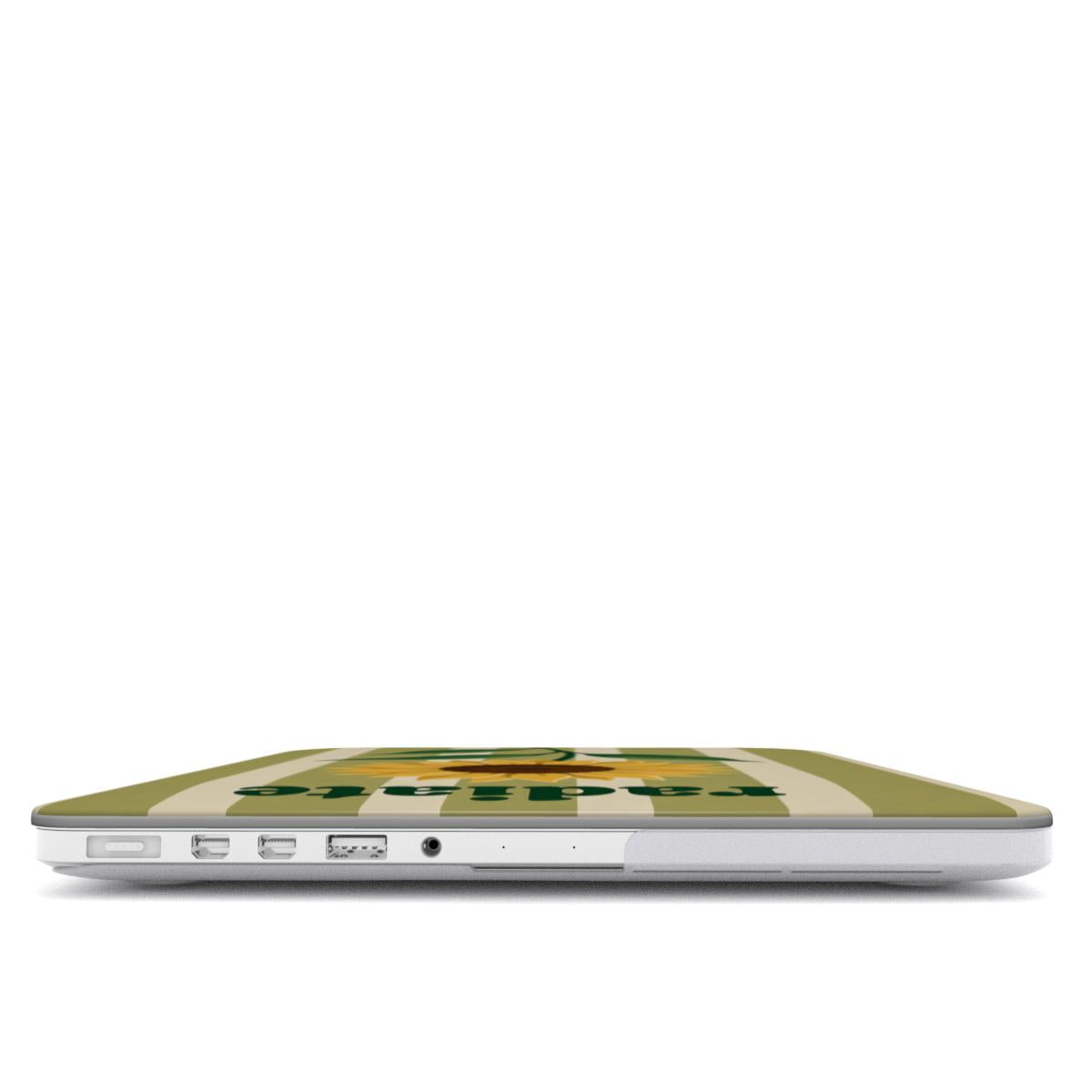 Radiate Kindness Sunflower MacBook Case | Inspirational Hardshell Cover