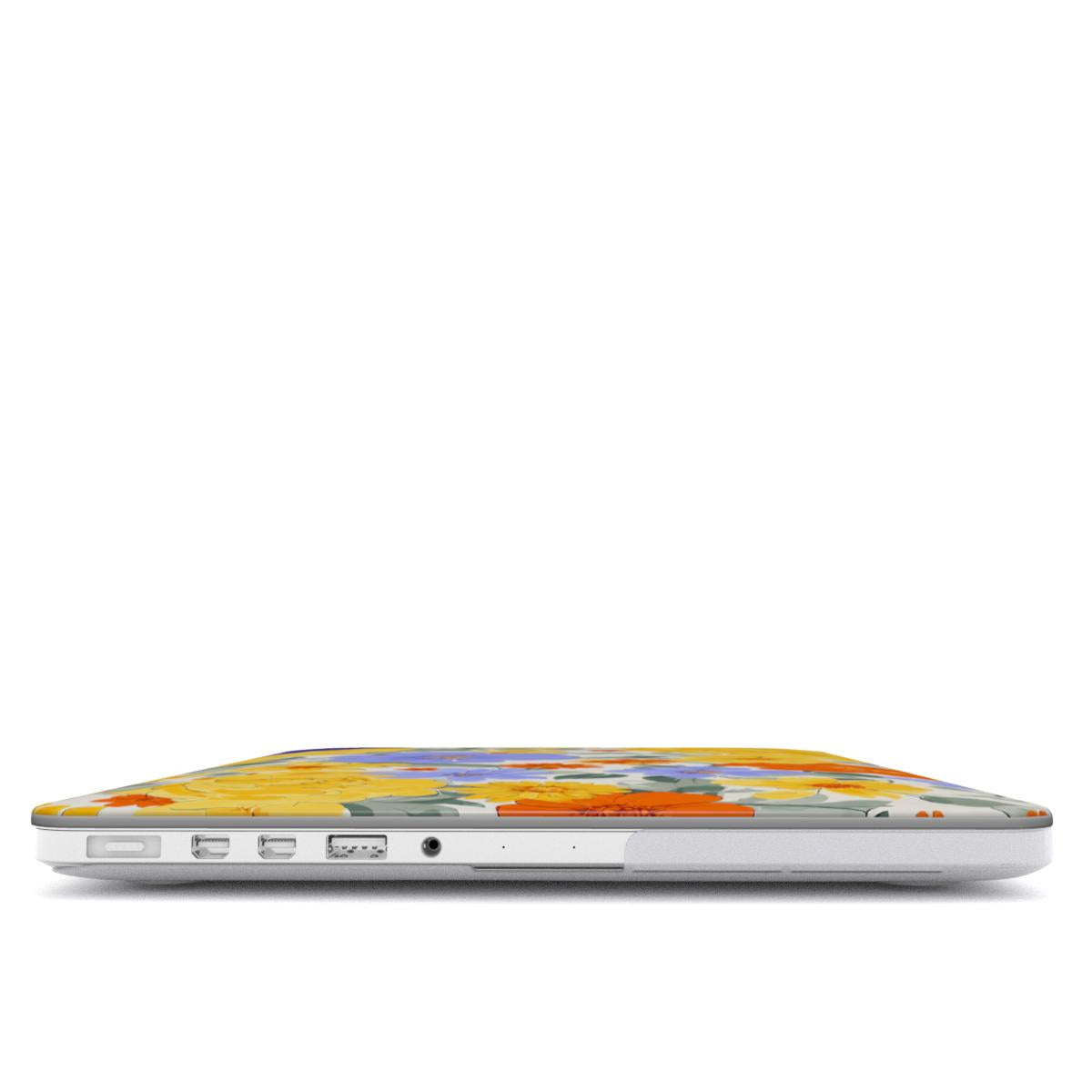 Electric Dreams Floral MacBook Case | Vibrant Hardshell Cover for MacBook Air and Pro