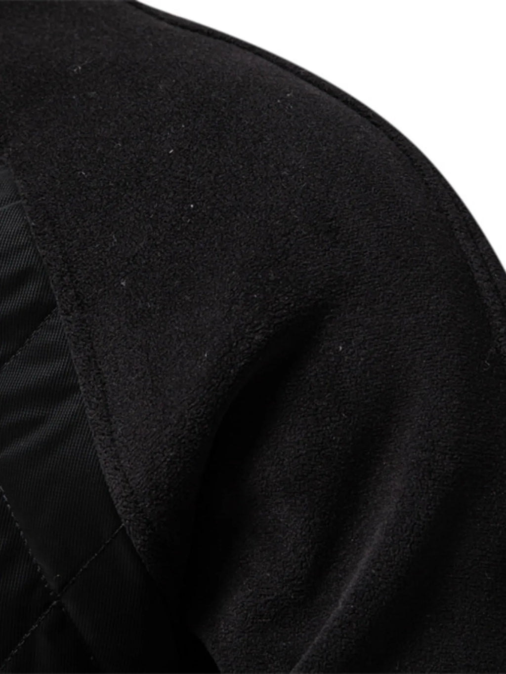 Quilted Snap Down Long Sleeve Jacket
