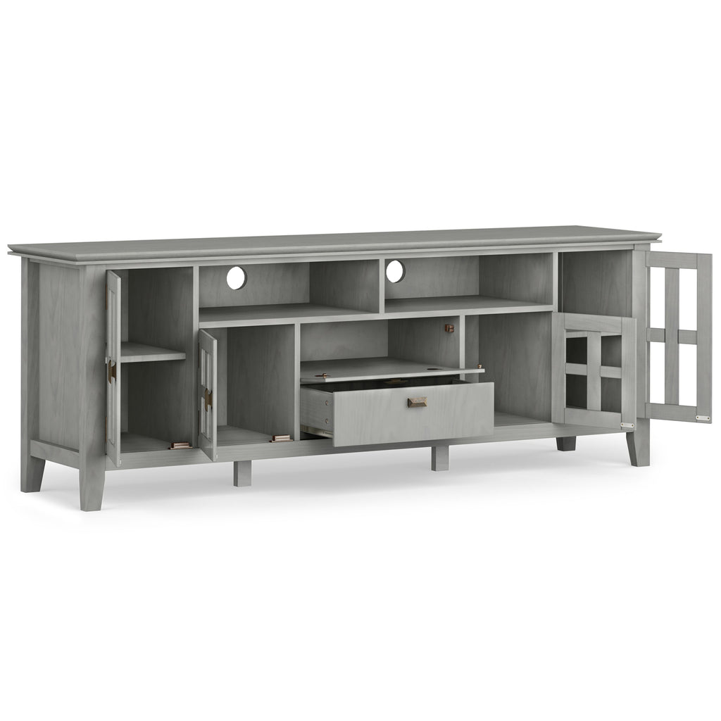 Artisan - 72' TV Media Stand - Fog Grey