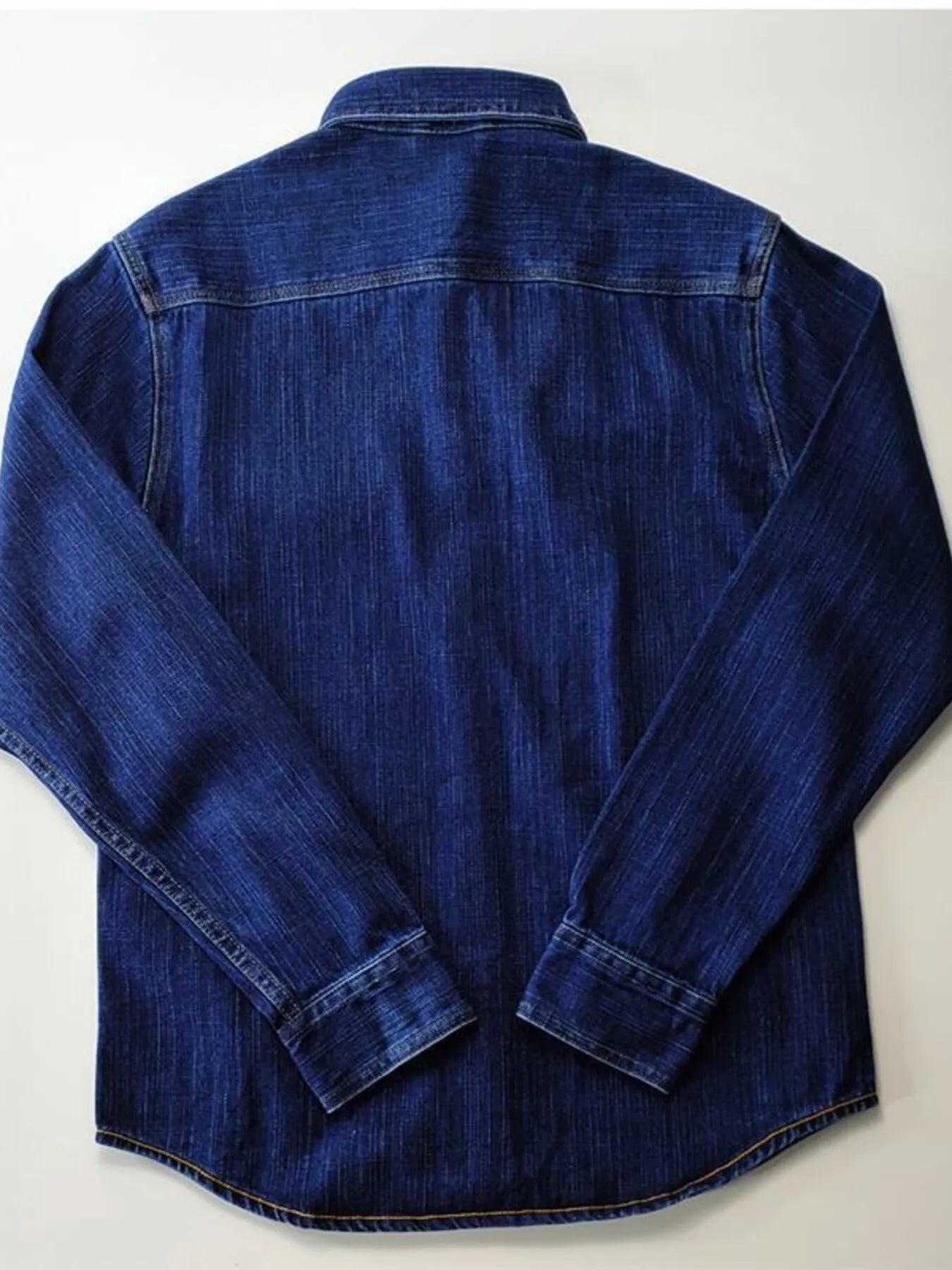Button Up Long Sleeve Denim Shirt