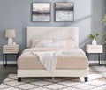 Findlay 3-Piece Bedroom Set, Plush 3D Upholstered Bed with Two Nightstands, Full