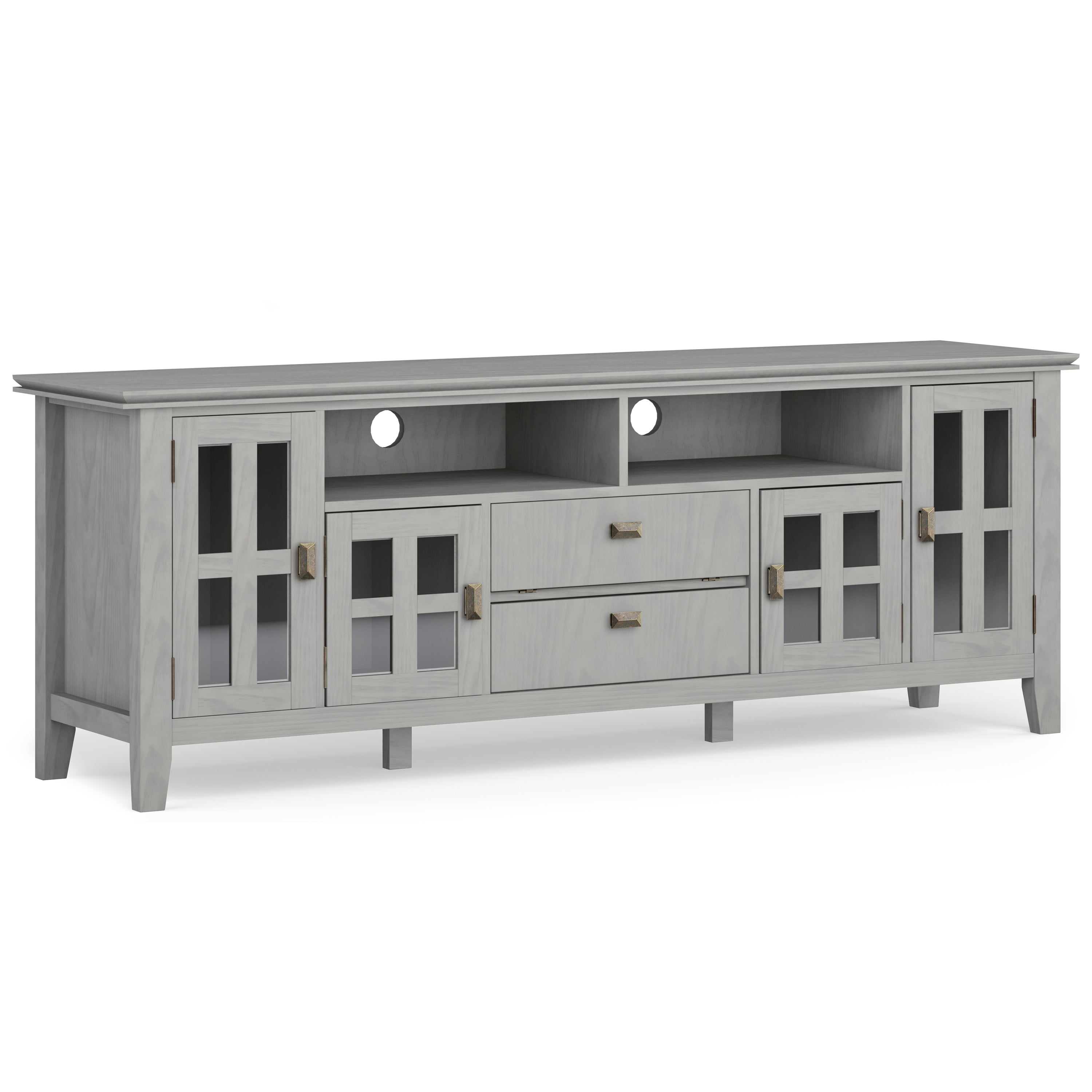 Artisan - 72' TV Media Stand - Fog Grey