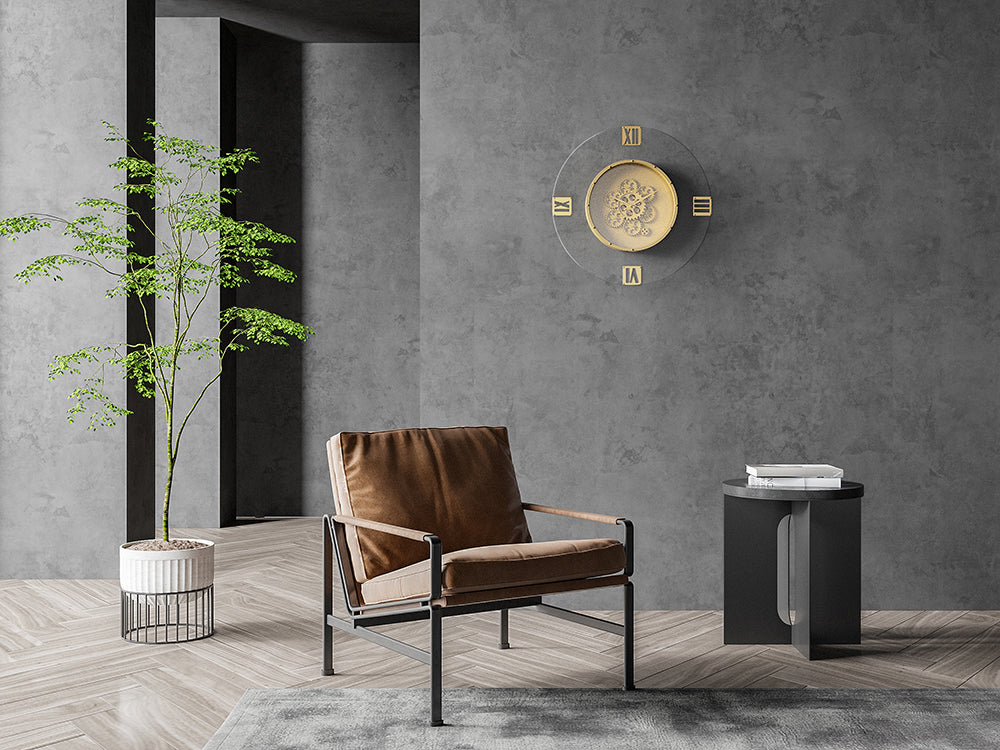 23.5' Round Moving Gear Roman Numeral Clock