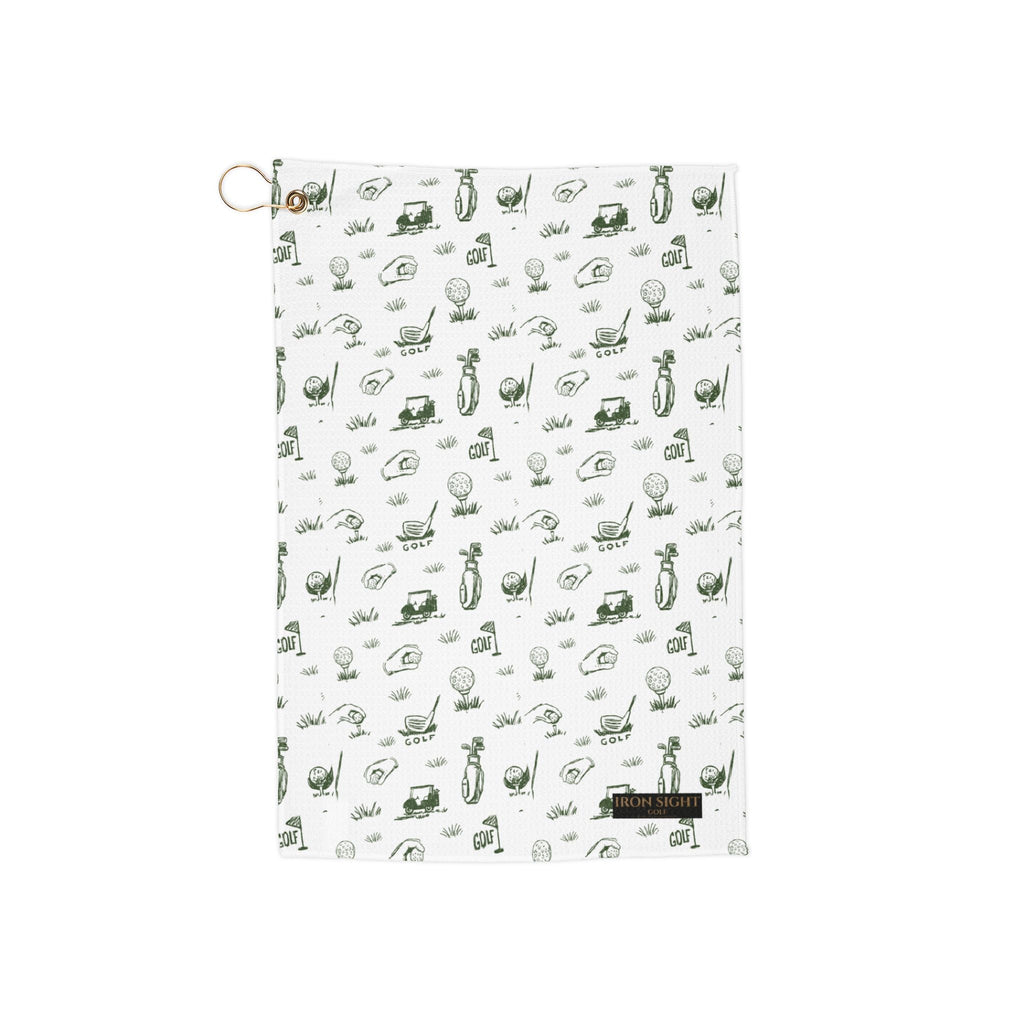 Tee It Up Microfiber Golf Towel - Iron Sight