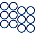 16G 5/16 Blue Anodized Seamless Cartilage Ring Set of 12