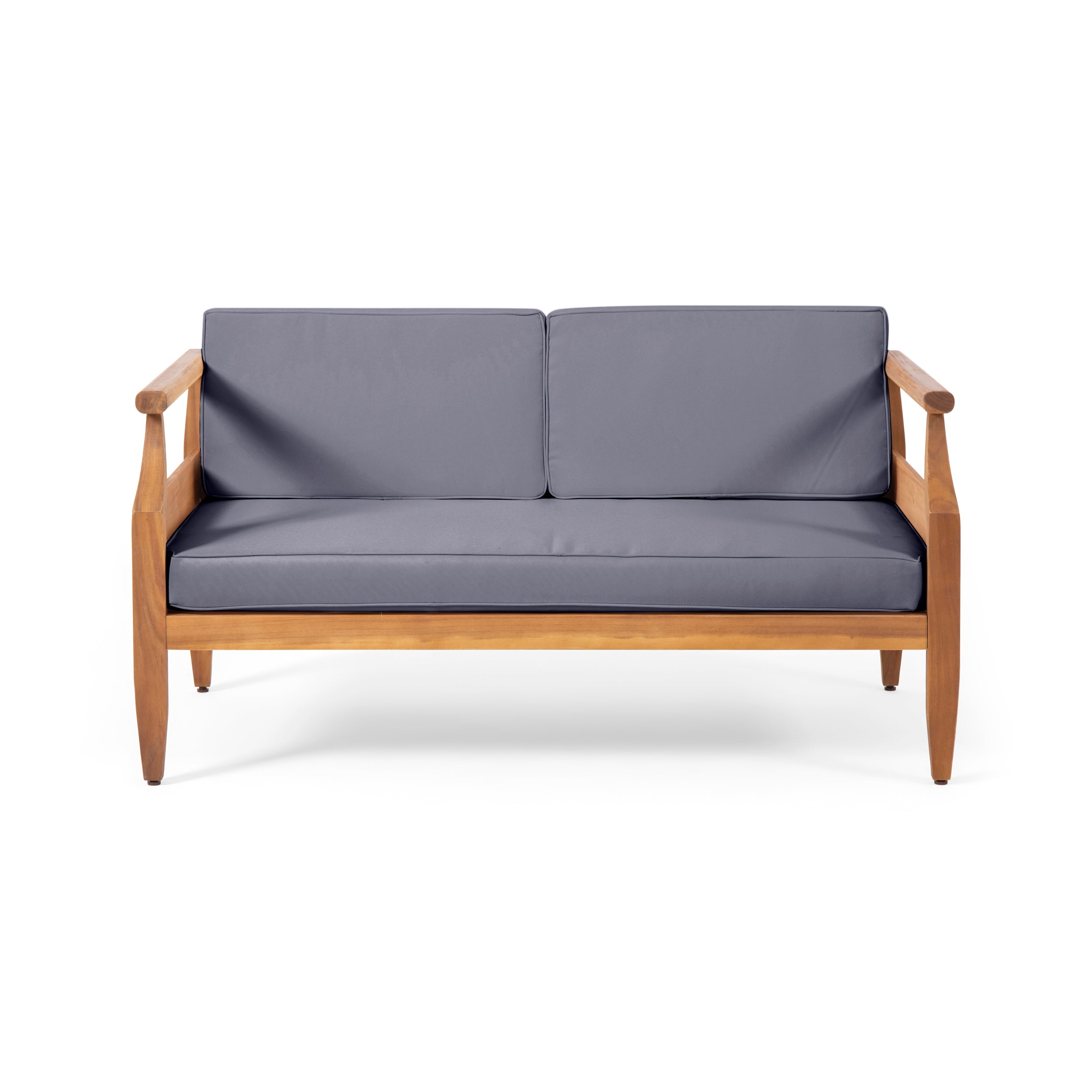 ASTON Outdoor 4 Seater Chat Set with Cushions_LOVESEAT & COFFEE TABLE &CLUB CHAIR
