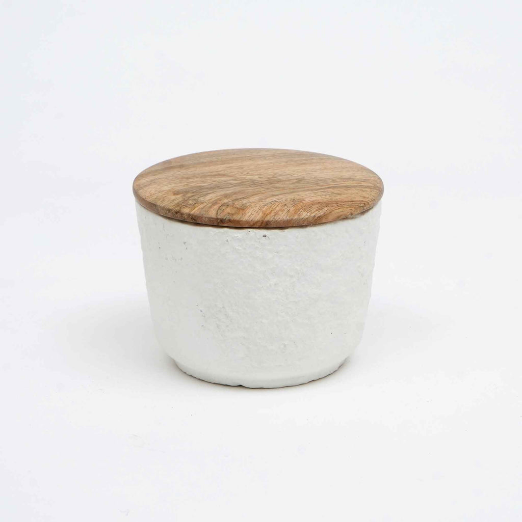 Jar Candle  Ecomix Wax Fill With Wooden Lid Mimosa,  7oz