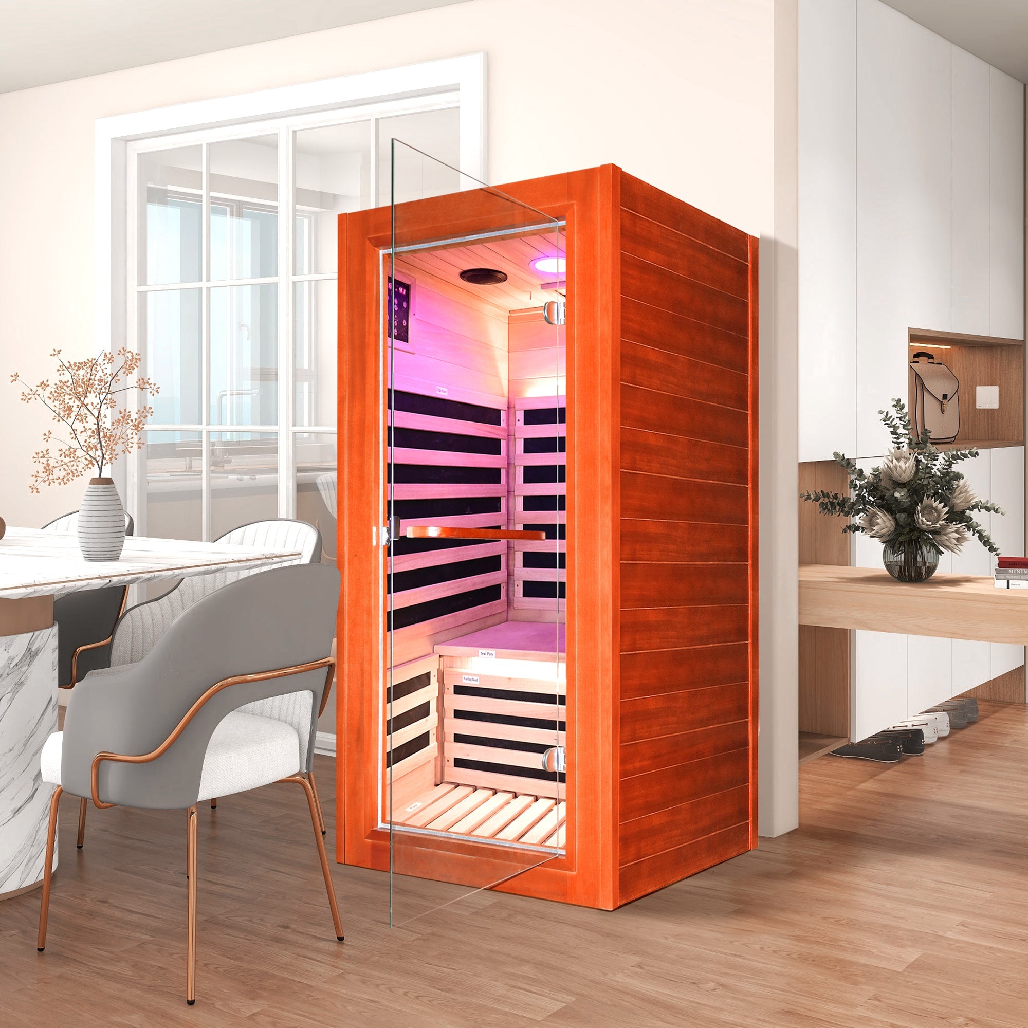 infrared sauna room single room
