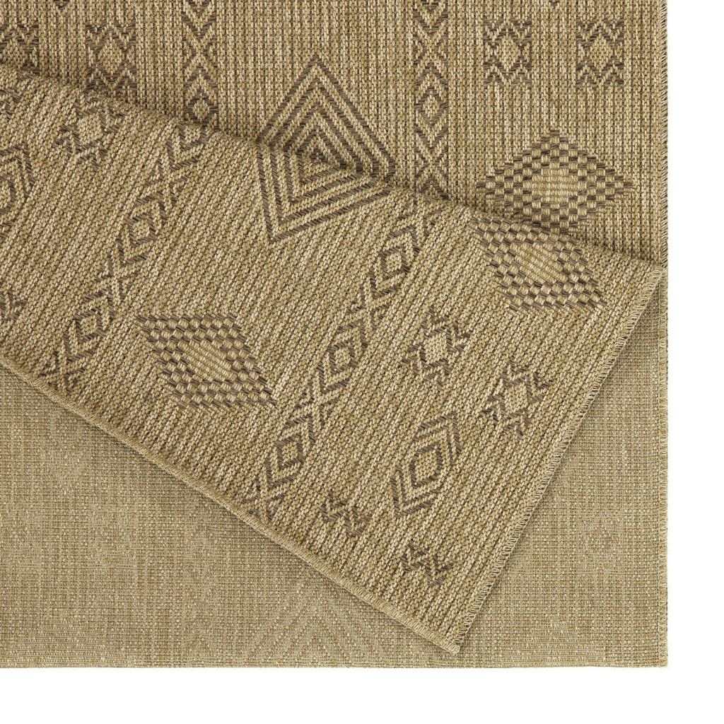 Earth GC_NTL1002 Jute/Mocha 2 ft. 7 in. x 7 ft. 3 in. Indoor/Outdoor Area Rug