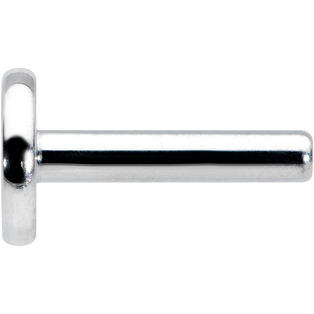 16G 1/4 G23 Titanium Threadless Post Only Labret Tragus