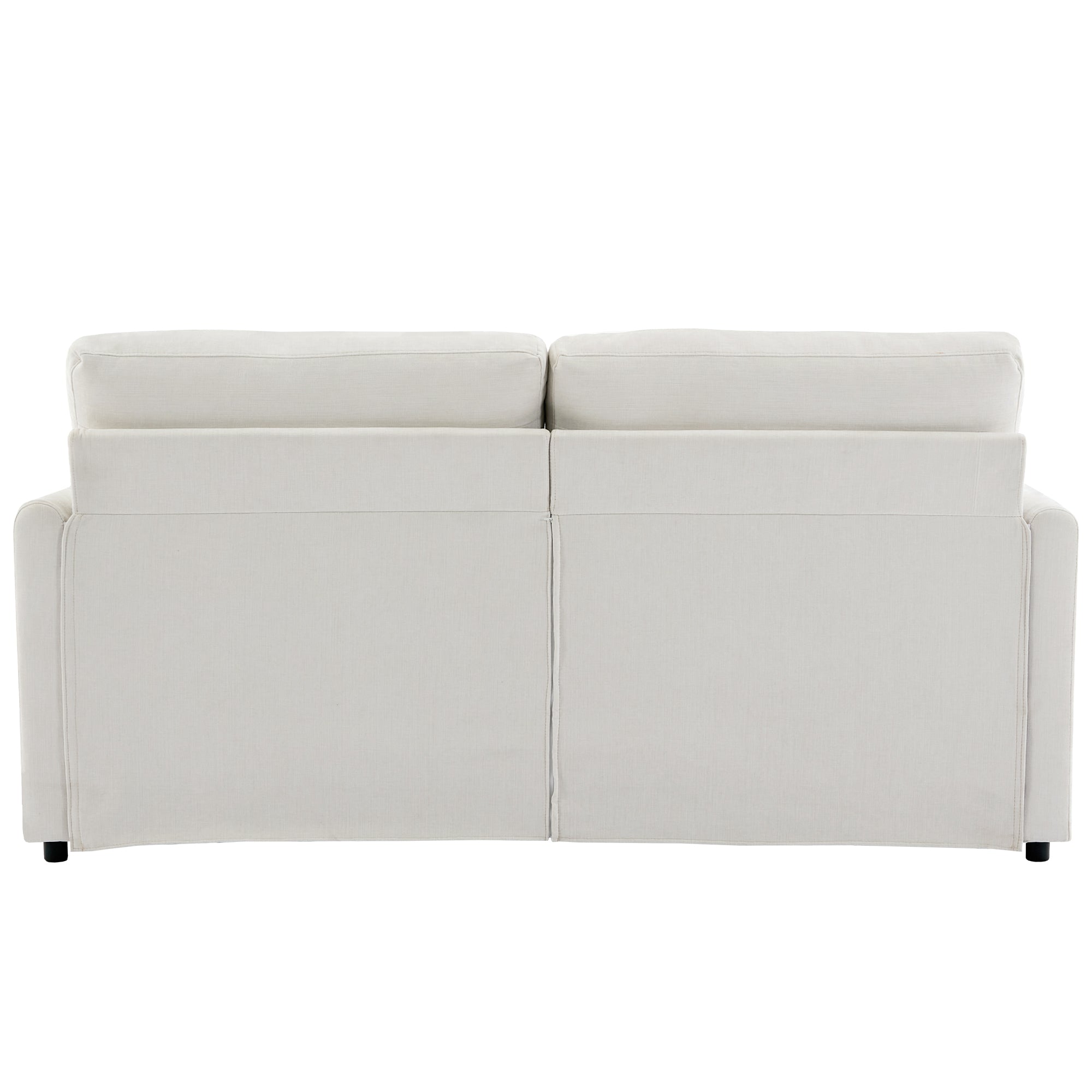 68.1' Cozy Upholstered Loveseat Sofa Oversized Comfy Comfy Cloud Sofa Double Cushion Loveseat Sofa Plush Cushion Sofa Couch for Living Room, Beige