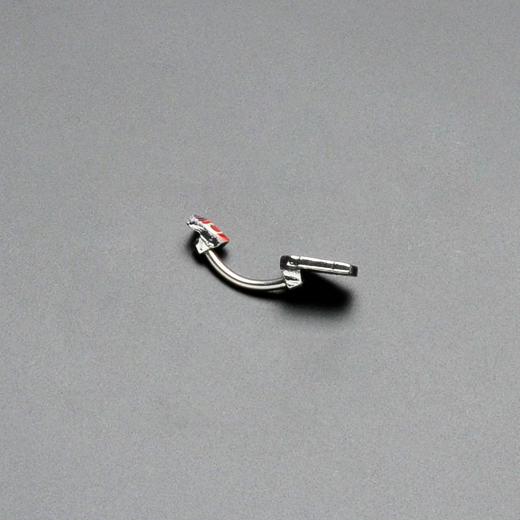 Sweet Pumpkin Latte Autumn Double Mount Belly Ring