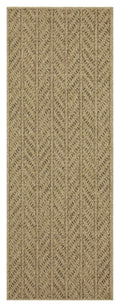 Earth GC_NTL1013 Jute/Mocha 2 ft. 7 in. x 7 ft. 3 in. Indoor/Outdoor Area Rug