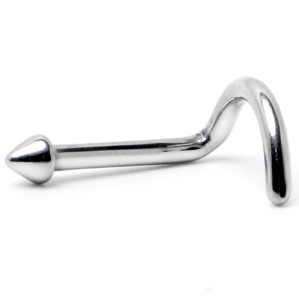 18G 1/4 ASTM F-136 Implant Grade Titanium Cone End Left Side Nose Screw