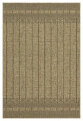 Earth GC_NTL1008 Jute/Black 5 ft. 3 in. x 7 ft. 3 in. Indoor/Outdoor Area Rug
