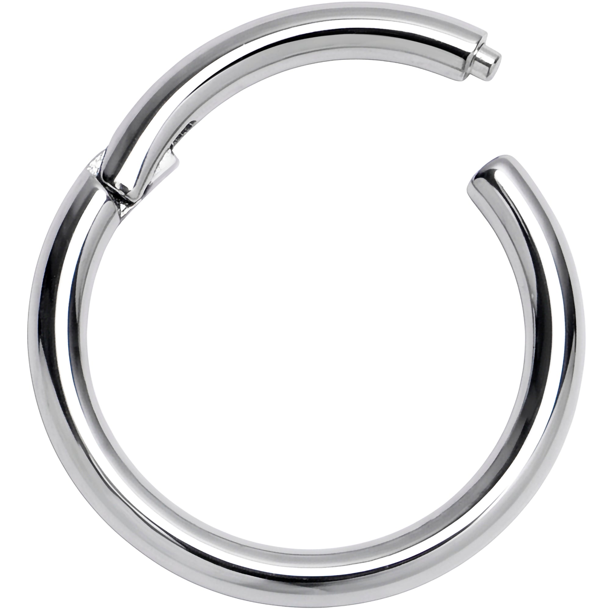 18G 5/16  ASTM F-136 Titainum Percision Hinged Segment Hoop