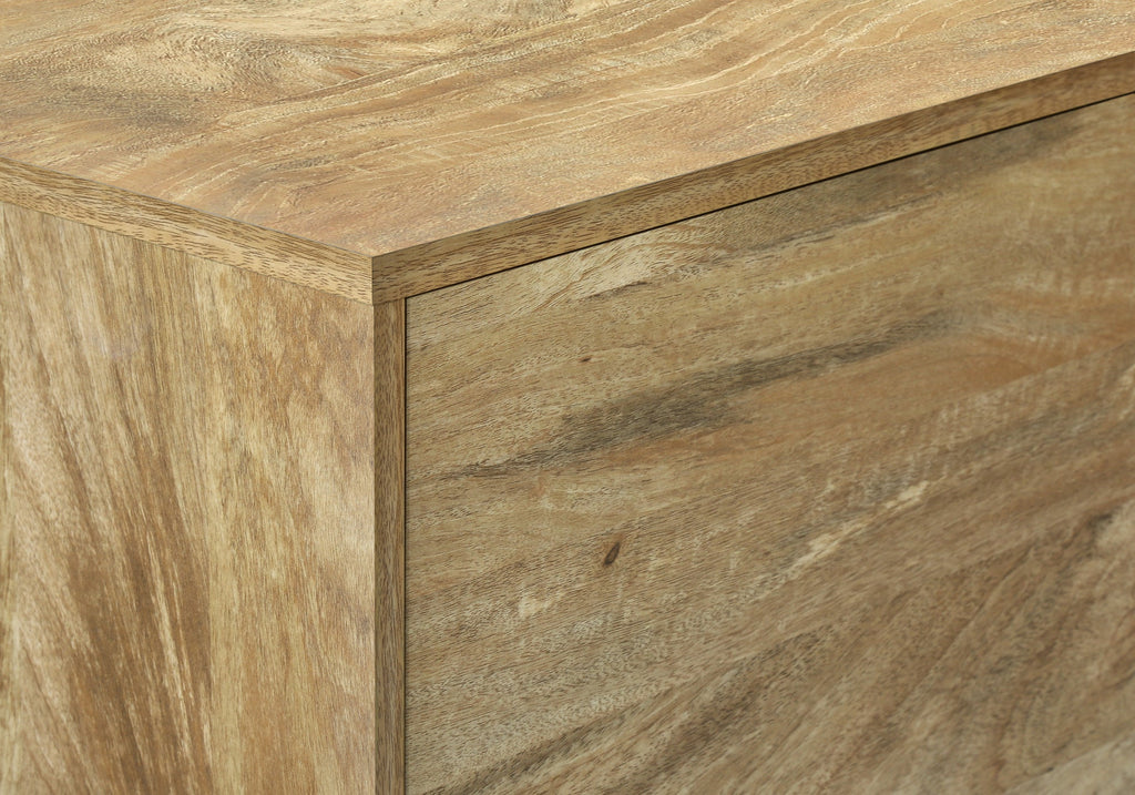 Tv Stand, 72 Inch, Console, Media Entertainment Center, Storage Drawers, Storage Cabinet, Walnut Laminate, Mid Century