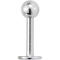 Silver BALL Labret Body Jewelry